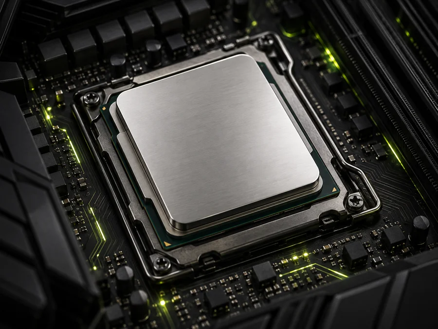 Ryzen sunucu serisi için hazırlanmış temsili yüksek performanslı işlemci görseli